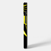 (昆虫)マルハナバチグラデーション塗り潰し透視投影スケッチ Case-Mate iPhoneケース (裏面 / 左)