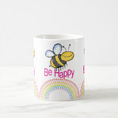 (昆虫)マルハナバチハッピーレインボーマグ コーヒーマグカップ (中央)