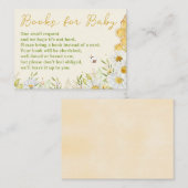 (昆虫)マルハナバチブックベビーミツバチ予約リクエスト エンクロージャーカード (正面/裏面)