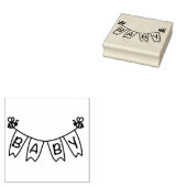 (昆虫)マルハナバチベビーバナー ラバースタンプ (押印)