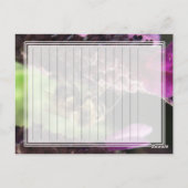 (昆虫)マルハナバチメモカード ポストカード (裏面)
