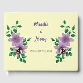 （昆虫）マルハナバチラベンダーフラワーイエロー ゲストブック (正面)