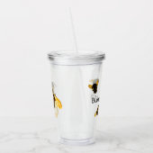 (昆虫)マルハナバチ光学錯覚フォト アクリルタンブラー (左)