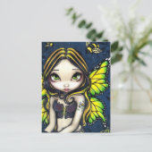 「(昆虫)マルハナバチ入れ」はがき ポストカード (スタンド正面)