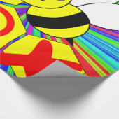 （昆虫）マルハナバチ包装紙 ラッピングペーパー (角)