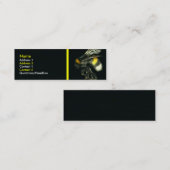 （昆虫）マルハナバチ名刺 スキニー名刺 (正面/裏面)