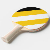 （昆虫）マルハナバチ懐かしいはっきりしたストライプ 卓球ラケット (正面アングル)