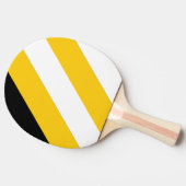 （昆虫）マルハナバチ懐かしいはっきりしたストライプ 卓球ラケット (横)