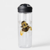 （昆虫）マルハナバチ撮影光学錯覚 ウォーターボトル (正面)