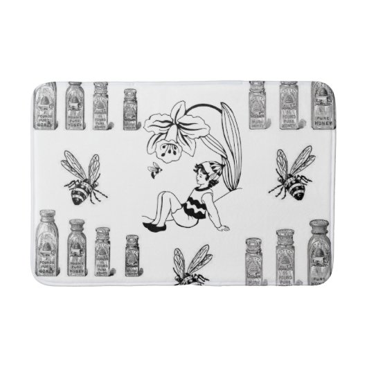 （昆虫）マルハナバチ浴室浴場 バスマット (正面)