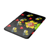 （昆虫）マルハナバチ浴室浴場 バスマット (アングル)