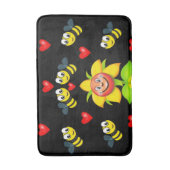 （昆虫）マルハナバチ浴室浴場 バスマット (正面縦)