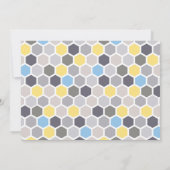 (昆虫)マルハナバチ甘いAs Can Bee Boy Baby Shower 招待状 (裏面)