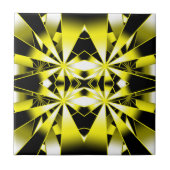 (昆虫)マルハナバチ色グラデーション透視投影スケッチ タイル (正面)