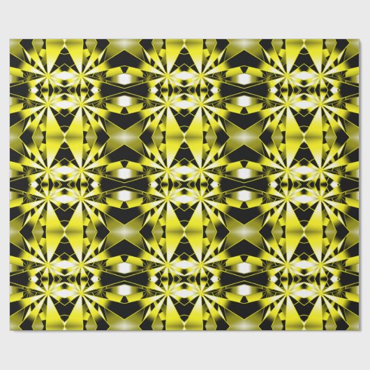 (昆虫)マルハナバチ色グラデーション透視投影スケッチ ラッピングペーパー (フラット)