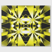 （昆虫）マルハナバチ色グラデーション透視投影スケッチ ラッピングペーパー (フラット)