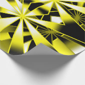 （昆虫）マルハナバチ色グラデーション透視投影スケッチ ラッピングペーパー (角)