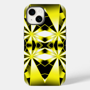 (昆虫)マルハナバチ色グラデーション透視投影スケッチ Case-Mate iPhone 14ケース