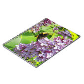 （昆虫）マルハナバチ薄紫引用文 ノートブック (左側)