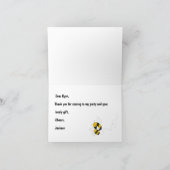 (昆虫)マルハナバチ誕生パーティーサンキューカード カード (内部)