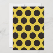 （昆虫）マルハナバチ誕生日パーティーの招待 招待状 (裏面)