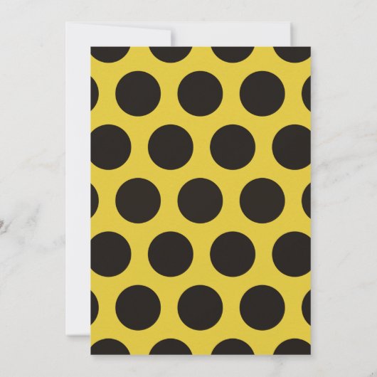 (昆虫)マルハナバチ誕生日パーティーの招待 招待状 (裏面)