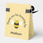 (昆虫)マルハナバチ赤ちゃんシャワー誕生日のお願いボックス フェイバーボックス (裏面サイド)