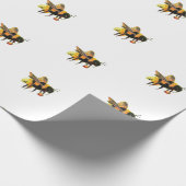 （昆虫）マルハナバチ運花粉 ラッピングペーパー (角)