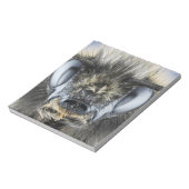 （昆虫）マルハナバチ頭 ノートパッド (回転)