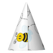 （昆虫）マルハナバチ飛んでいるイエローブラックのまわりに パーティーハット (裏面)