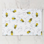 （昆虫）マルハナバチ飛んでいるイエローブラックのまわりに ペーパーパッド (正面)