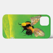 （昆虫）マルハナバチ飛んでいるイラストレーション Case-Mate iPhoneケース (裏面 (横))