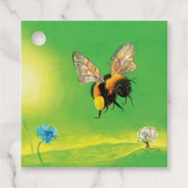 （昆虫）マルハナバチ飛んでいるオーバー牧草地 フェイバータグ