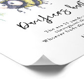 （昆虫）マルハナバチ – おしゃぶり狩りゲームベビーシャワー ポスター (角)