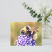 （昆虫）マルハナバチ ポストカード (スタンド正面)