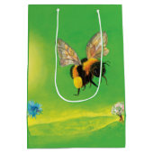 （昆虫）マルハナバチ ミディアムペーパーバッグ (裏面)