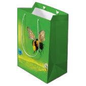 （昆虫）マルハナバチ ミディアムペーパーバッグ (裏面アングル)