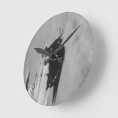 （昆虫）マルハナバチ ラウンド壁時計 (傾斜)