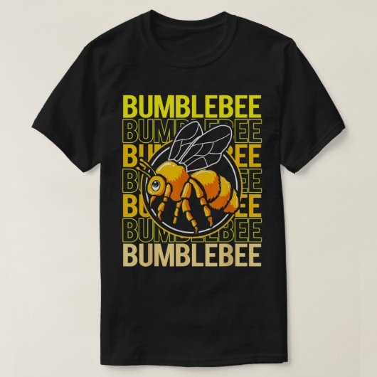 （昆虫）マルハナバチ（昆虫）マルハナバチビー Tシャツ (デザイン正面)
