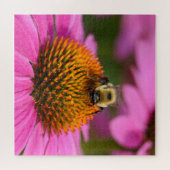 （昆虫）マルハナバチat仕事 – 20x20 - 676個花パズル ジグソーパズル (横)