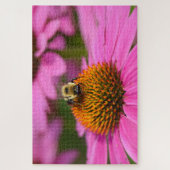 （昆虫）マルハナバチat仕事 – 20x30 - 1014個花パズル ジグソーパズル (縦)