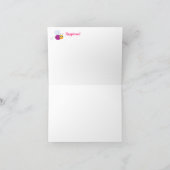 《昆虫》マルハナバチNotecard カード (内部)