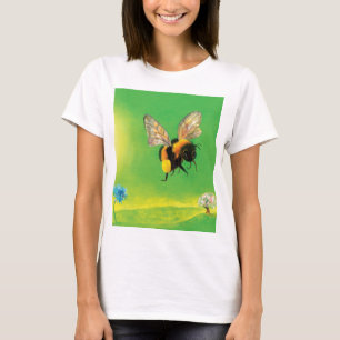 (昆虫)マルハナバチTシャツの飛行 Tシャツ