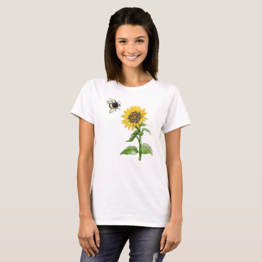 （昆虫）マルハナバチTシャツ Tシャツ (正面フル)