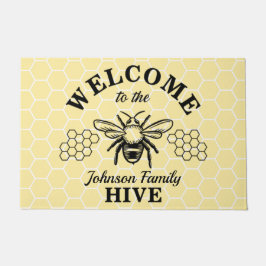 （昆虫）マルハナバチWelcome to Our Hive Signature ドアマット