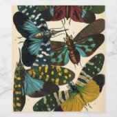 昆虫,昆虫,プレートNo.16 by E. A. Seguy ワインラベル (シングルラベル)