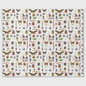 昆虫 虫 ラッピングペーパー (フラット)