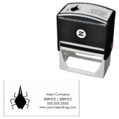 昆虫 虫 害虫 ビジネス ロゴ 自由インク スタンプ (インサイチュ)