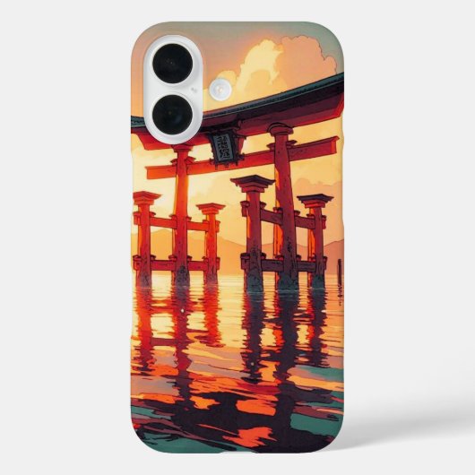 昇る光の鳥居 Case-Mate iPhoneケース (裏面)