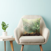 昇る太陽と成長する植物 クッション (椅子)
